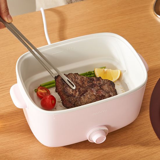 단미 사각 라면포트 멀티쿠커 전기 찜기 냄비 2.5L