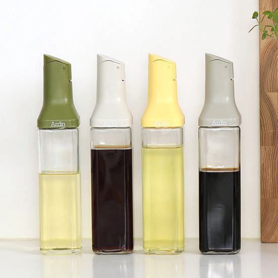 아르딘 마망 자동개폐 유리 오일병 500ml 4color 택1