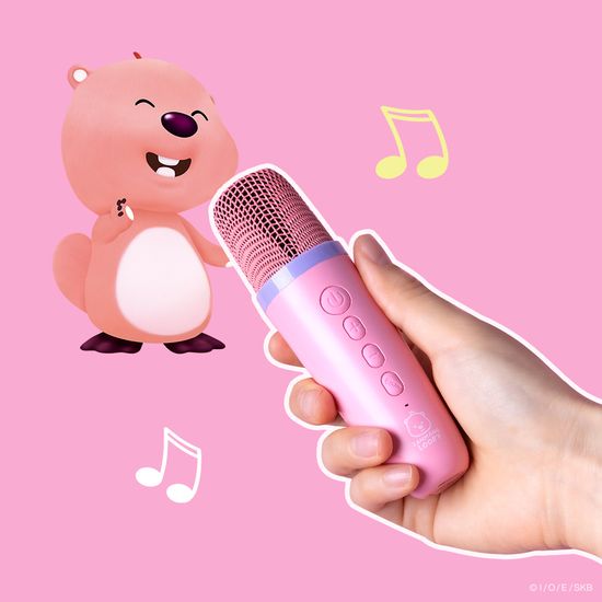 잔망루피 미니 블루투스 스피커 마이크 2개 세트