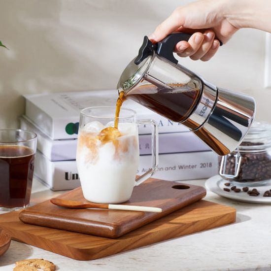 리큅 스텐 모카포트 6컵 240ml 커피메이커 LMP-GS240