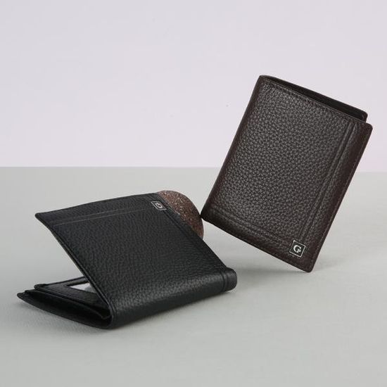 YB_CA3609A 가죽 중지갑 남자 데일리 지갑