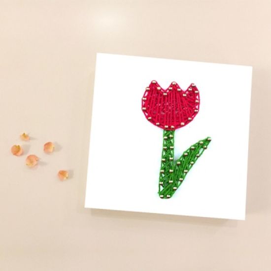 꼬마 튤립 스트링아트 만들기 패키지 DIY