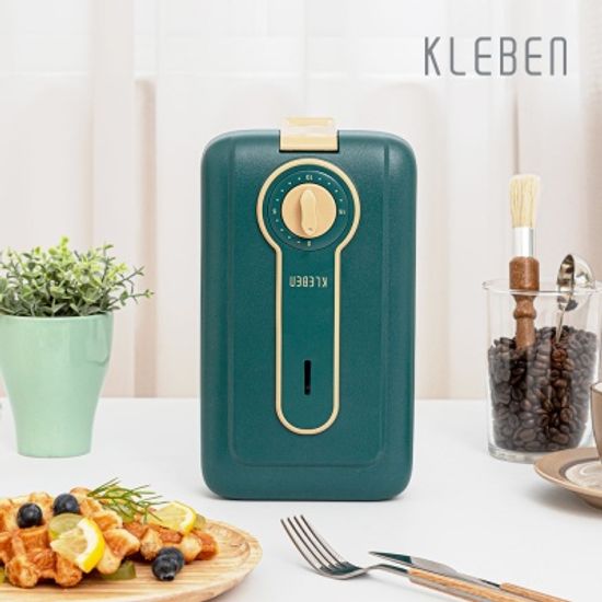 클리벤 다이얼식 타이머 레트로 와플 메이커 KSM-650