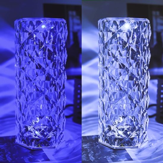 젤센 로즈 LED 크리스탈 테이블 무선 램프