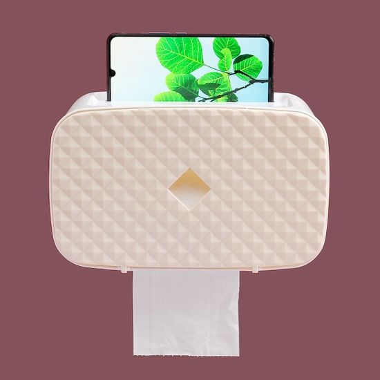 부착식 휴지 디스펜서 욕실 주방 비닐봉투보관함