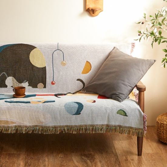 멋스럽게 툭! 쇼파블랭킷 겸 쇼파커버 6종 택1