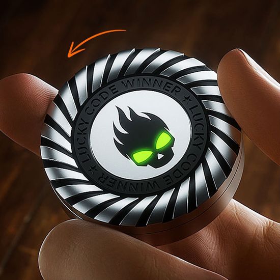 리틀 데빌 고급 야광 메탈 피젯스피너 핑거 핸드 토이