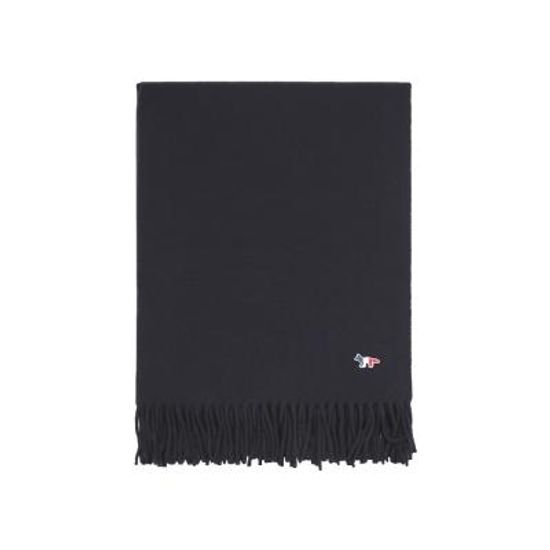 메종키츠네 트리컬러 폭스 머플러 FU06206BT3004-P480