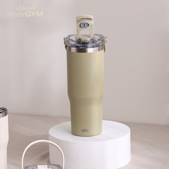 쉬젤 워터짐 텀블러 올리브 카키 900ml