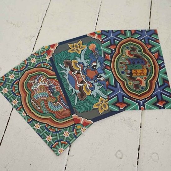 한국의 단청엽서 7종set - 3탄