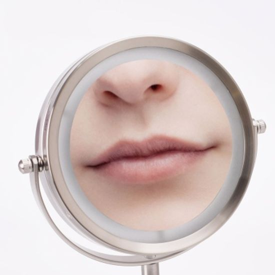 우드로하우스 LED 화장 거울 터치 확대경 HMS-9483