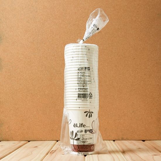 롯데 이라이프 종이컵 25p세트(454ml) 일회용컵