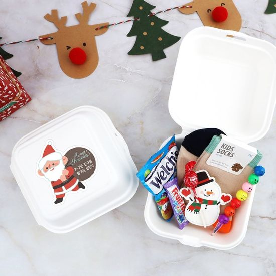 [주문제작]구디백 양말 간식 선물세트 1호 크리스마스