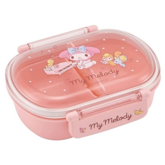 마이멜로디 뮤직 돔형 라운드도시락 360ml(WC8680B)
