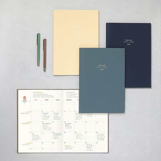 (2026 날짜형) 먼슬리 플래너 2026 B5_월간 다이어리