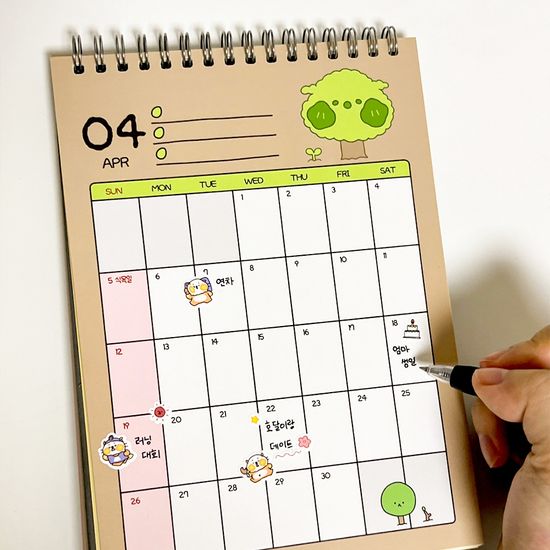 호달이 2026 탁상 달력 캘린더 