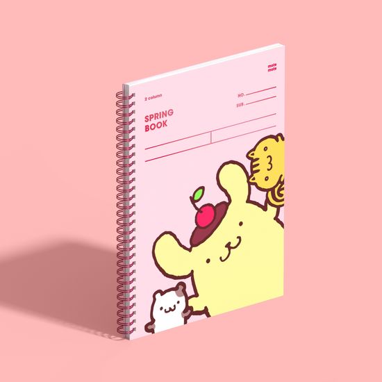 [산리오캐릭터즈] 스프링북-폼폼푸린(2분할)