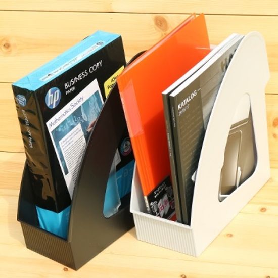 이동식 칸막이가 장착된 대용량 화일꽂이-독일 HAN Magazine rack GALAXY 2개 set 1612