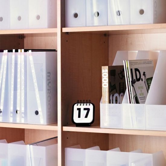 마이룸 PP재질 책 서류 파일꽂이 정리함