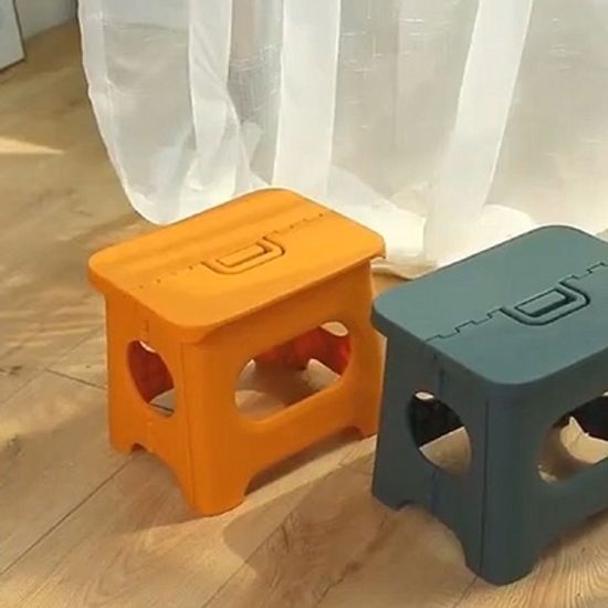 미니 휴대용 접이식 발받침 의자 2colors