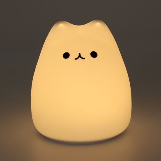 말랑냥이 무선 실리콘 무드등 페이드 고양이 취침등