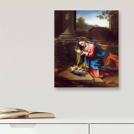 코레조 - 아기 예수를 경배하는 성모 마리아 