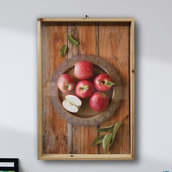 tg976-우드프레임액자_풍요로움을상징하는사과