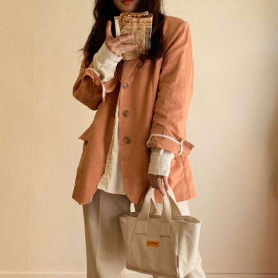 메이드파니 레시피백 아이보리 피크닉가방 미니백