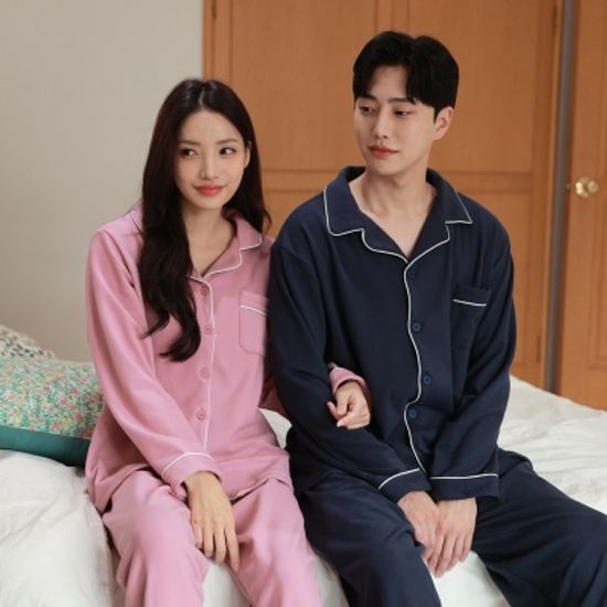 쫀득모찌 겨울 수면 잠옷 극세사 벨벳 파자마
