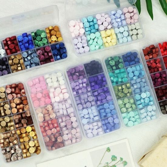 10색 상자  실링 왁스 리필 편지 실링 다꾸용품