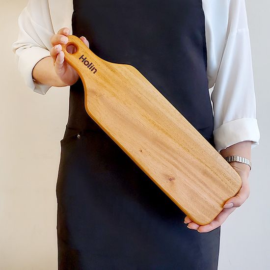 Holin 마호가니&월넛(호두) 원목 도마 SET-월넛 사각홈+스퀘어