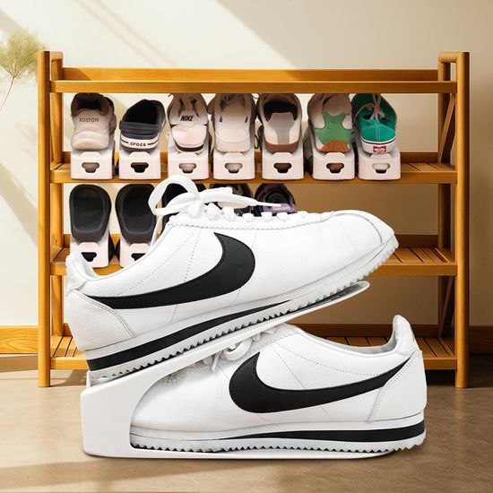 (8+8)슈스케 화이트 심플 슈즈렉 총 16개 신발 정리대