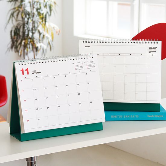 (26-27)기본 2년 탁상 달력(26년 1월~27년 12월)