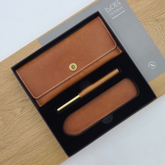 Gift Set - PC402S (가죽필통,만년필FP-402,펜슬리브)