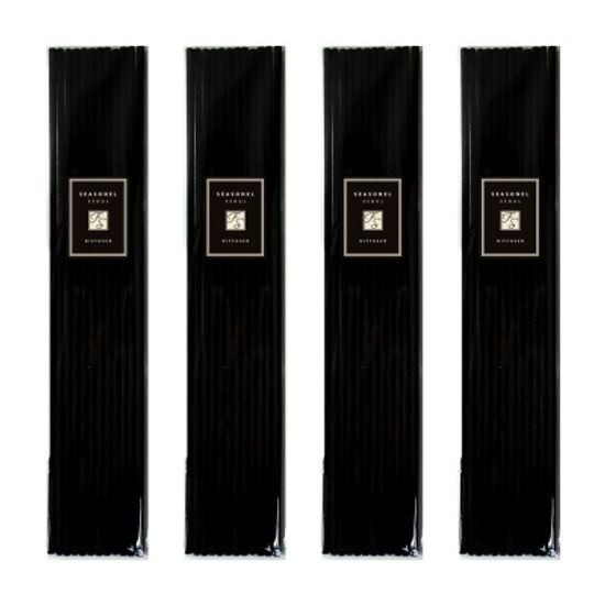 시즈넬 디퓨저 섬유스틱 4mm 블랙 48개