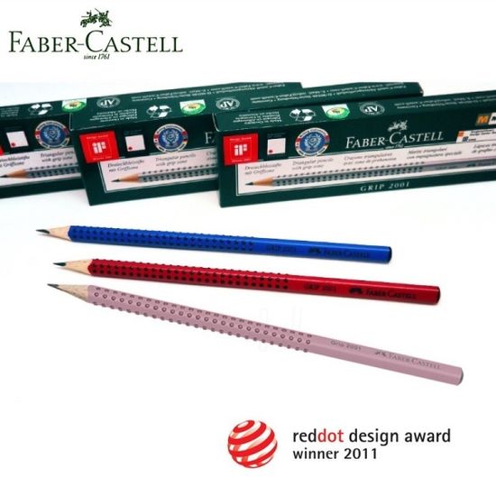 파버카스텔 미끄럼방지 삼각연필 그립 2001 B 1다스