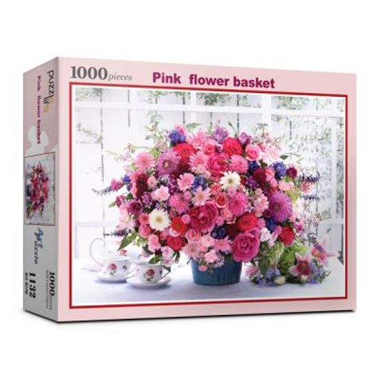 1000피스 핑크 꽃다발 직소퍼즐 PL1132