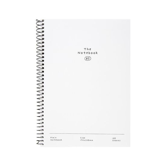 아트박스 화이트 무지 스프링노트