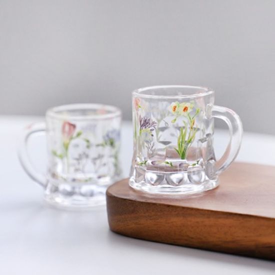 데일 빈티지 플라워 소주잔