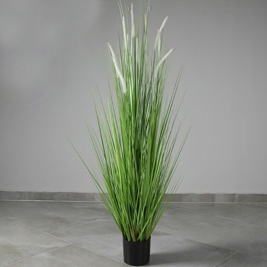 강아지풀 조화(그린화이트)(150cm) 인조갈대