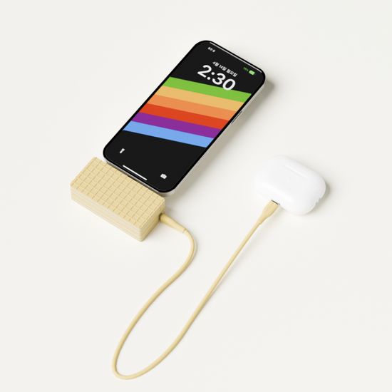 미니덕트 웨하스 도킹형 고속 보조배터리 5000mAh