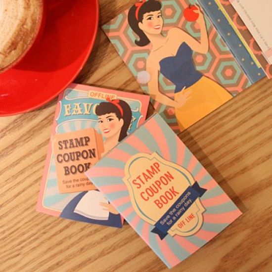 스탬프 쿠폰북 세트