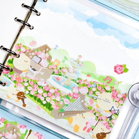 장미화원 음악회 씰 스티커 - 2종 세트