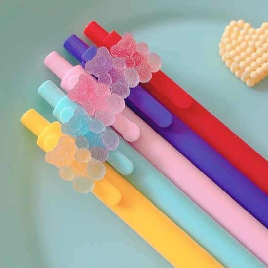 컬러 젤리곰 볼펜