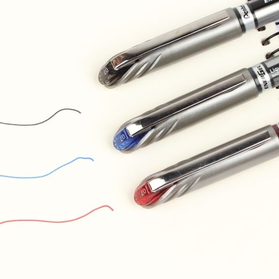 펜텔 0.7mm 생잉크 중성펜 에너겔 메탈팁 BL27 1자루