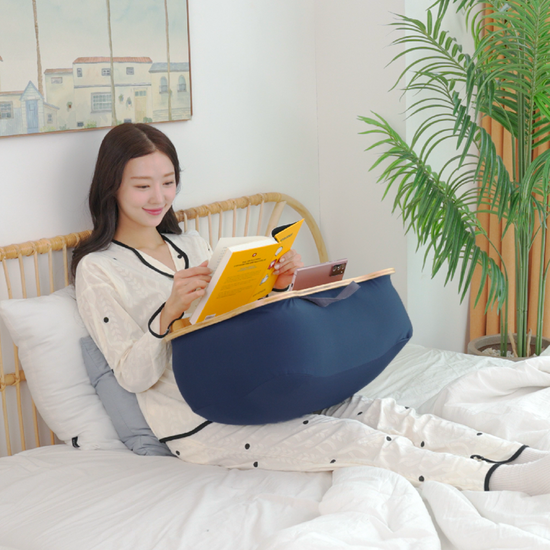 힐링베어 쿠션테이블 프리미엄 3세대 네이비