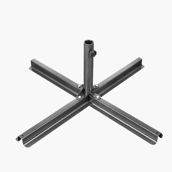 십자형 대형 파라솔 받침대 40mm구경(WBF228C)