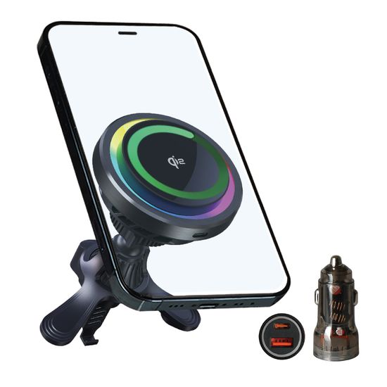 Qi2 고속충전 차량용 무선충전기 거치대 NV225/NV226