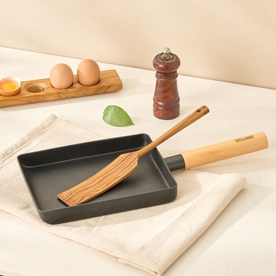 [델라고] 국내생산 IH 우드 계란말이 소/중/대/뒤집개