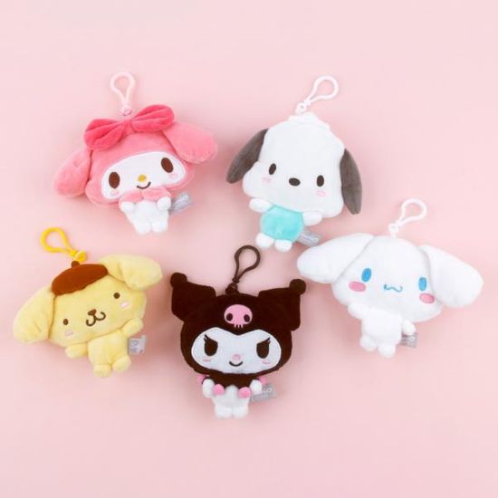 산리오 빅페이스 가방고리 파우치 5종 택1